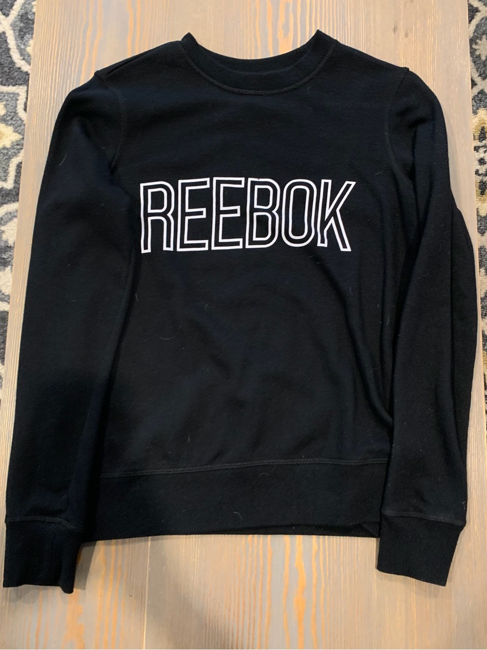 Women’s Reebok Black Crewneck Sweatshirt